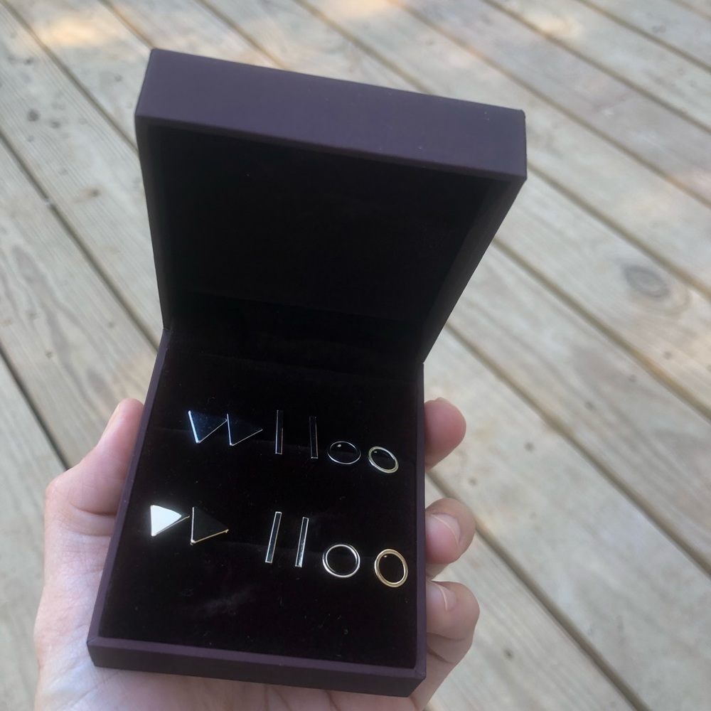 Geometry Stud Earrings!!!!